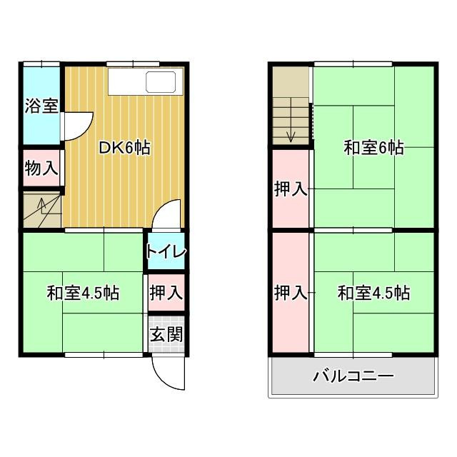 表貸家の間取り