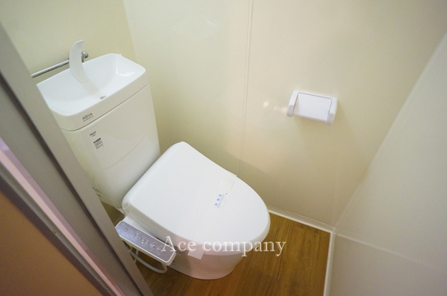 【トイレ】 | 志紀マンション | ウォシュレット付きのトイレ新調です☆