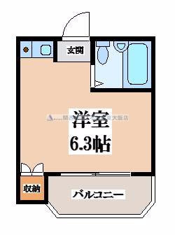 【間取り】 | ハイツ日岡