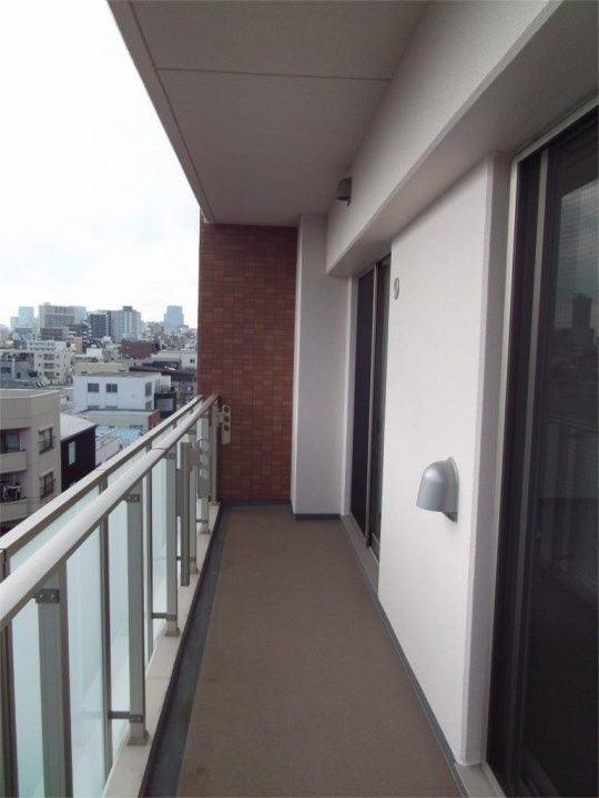 アーツ菊川のバルコニー