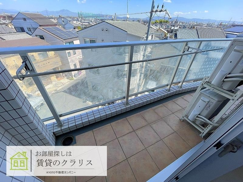 プリオーレリベルタ桂A棟のバルコニー