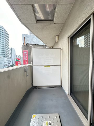 エクロール蒲田のバルコニー