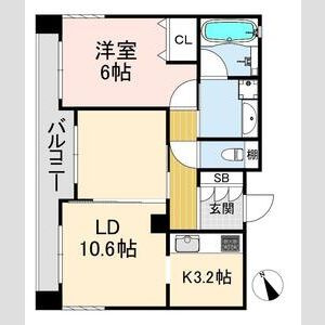 アーバンヴィレッジ神戸中山手の間取り
