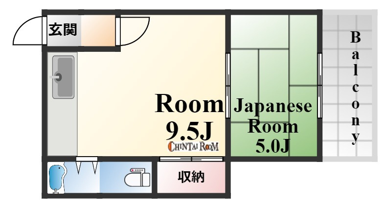 レジデンス城の下の間取り