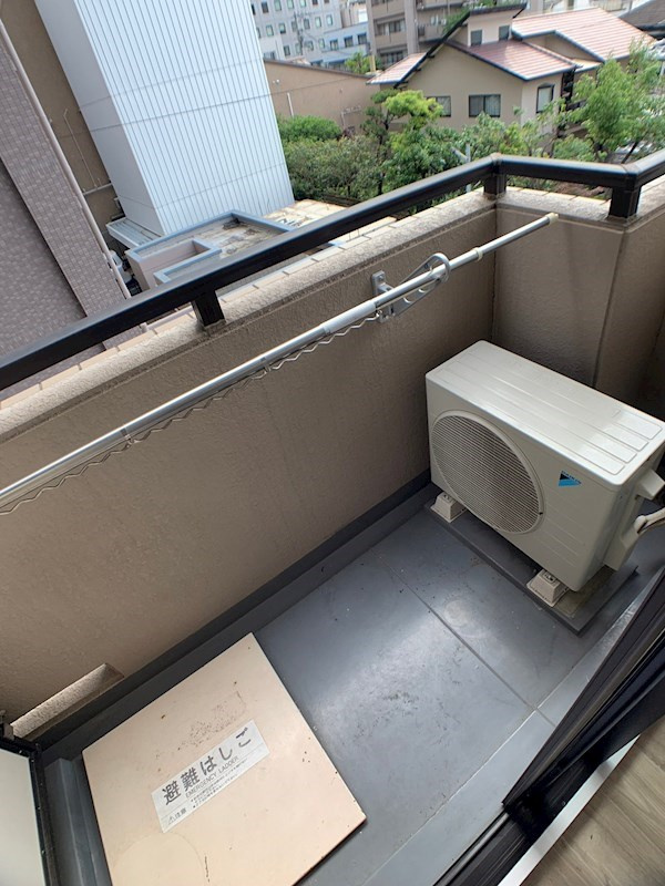 フレックス芦屋のバルコニー