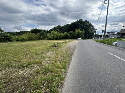 【前面道路含む現地写真】 | 那須塩原市石林　1440万円　土地