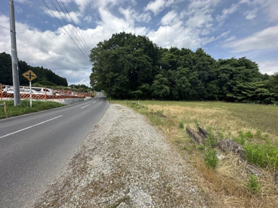 【前面道路含む現地写真】 | 那須塩原市石林　1440万円　土地