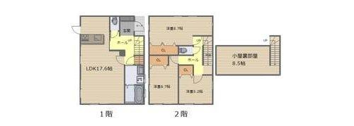 井口4丁目の間取り|修大協創中高前電電停徒歩10分
JR五日市駅徒歩20分