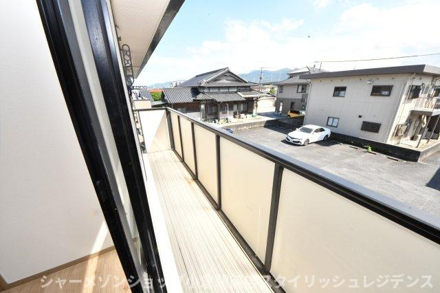 ウィンディア蜷田　A棟のバルコニー
