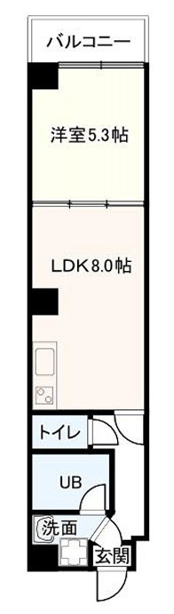 LANDMARK NAMBA EBISUCHOの間取り