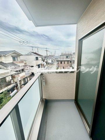 Grande Maison 武庫川のバルコニー