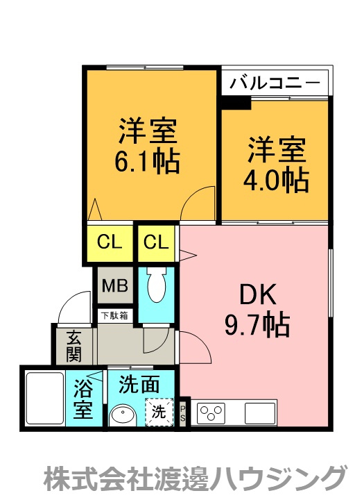 Grande Maison 武庫川の間取り