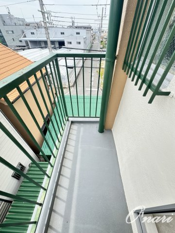 山田マンションのバルコニー