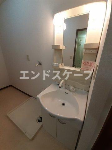 コンフレール　サンパティの洗面所|高崎、前橋のお部屋探しはエンドスケープまで！お客様の理想お聞かせ下さい♪