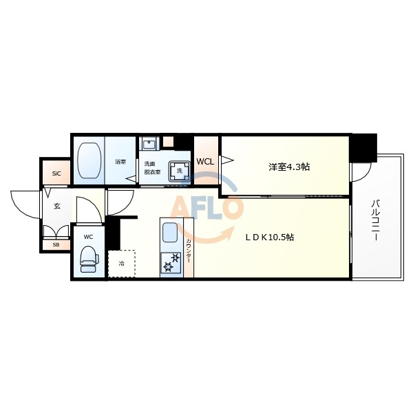 サザンネスト住ノ江駅前　の間取り|サザンネスト住ノ江駅前　間取り