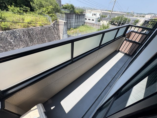 サンビレッジ竹内D棟のバルコニー