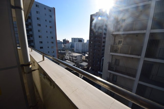 バルコニーからの景色です