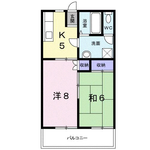 コンフレール　サンパティの間取り