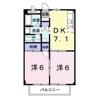【間取り】 | マイネＳ　２