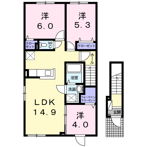 グレイス　クイールの間取り