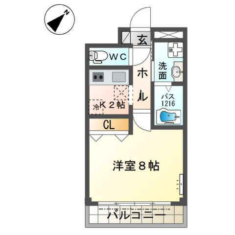 りんくうヴェルジェの間取り