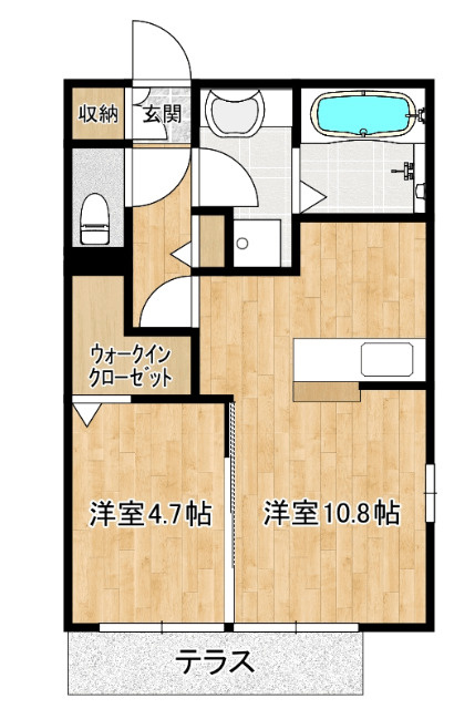 スプランディードシンフォニーＡ棟の間取り