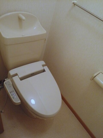 ウィルモアⅡＣのトイレ|落ち着いた色調のトイレです