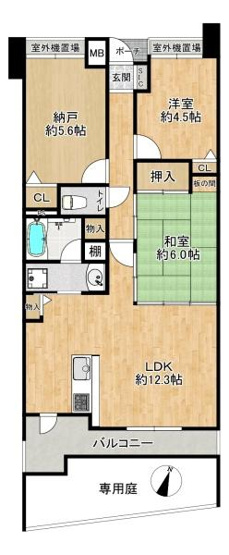【間取り】 | グランプレステージ明石魚住駅前