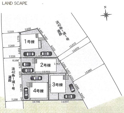 平塚市四之宮5丁目新築戸建て　第28-2号棟の区画図|区画図「平塚市四之宮5丁目新築戸建て」