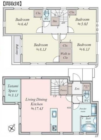【横浜市南区永田北2丁目50-20全2棟新築戸建て】★仲介手数料無料★（永田小学校・永田中学校）
