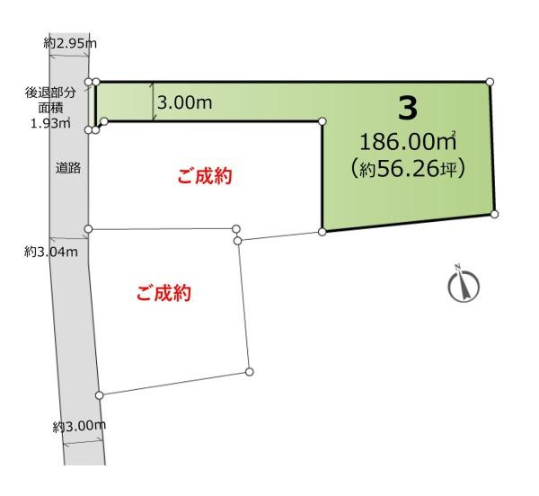 横浜市瀬谷区阿久和南２丁目の売地の土地図