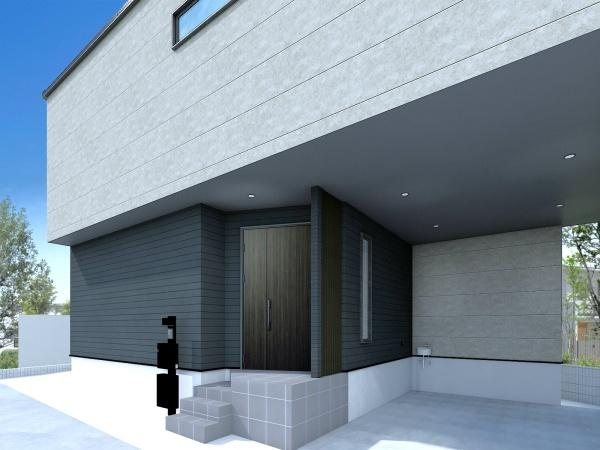 横浜市西区境之谷の新築一戸建の完成予想図