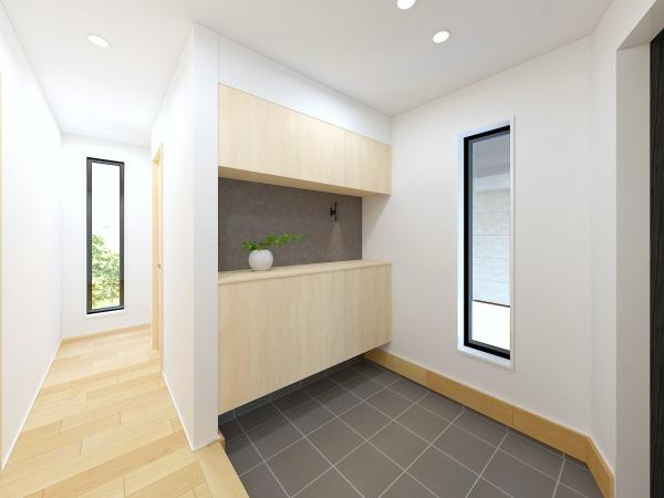 横浜市西区境之谷の新築一戸建の完成予想図