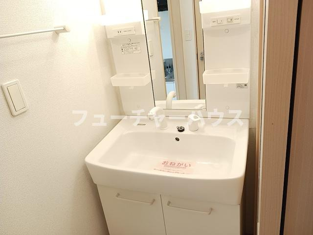 エンブレム　ラビットの洗面所