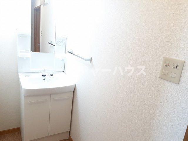 エスポワールＭⅡの洗面所|使いやすい洗面所です