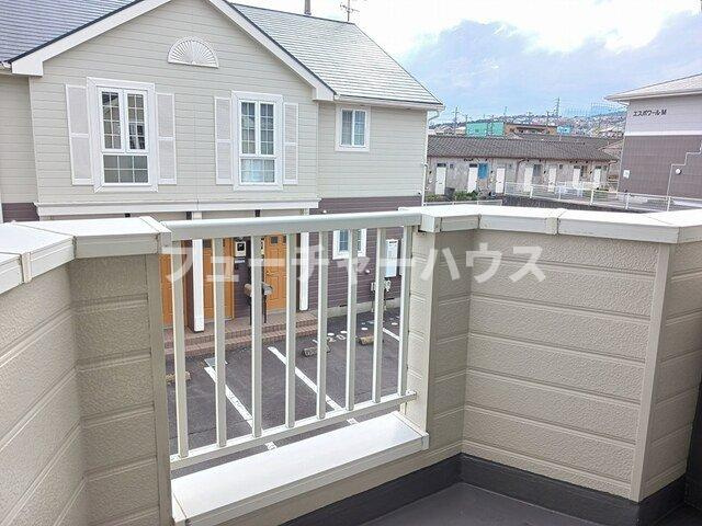 エスポワールＭⅢのバルコニー|開放的で明るい空間を演出してくれるバルコニーです