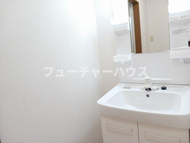 エスポワールＭⅢの洗面所|使いやすい洗面所です