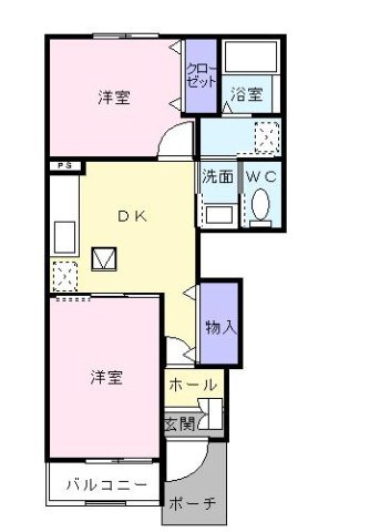 リトル　マーシュ　Ⅱの間取り