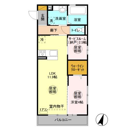 グランディール見川　B