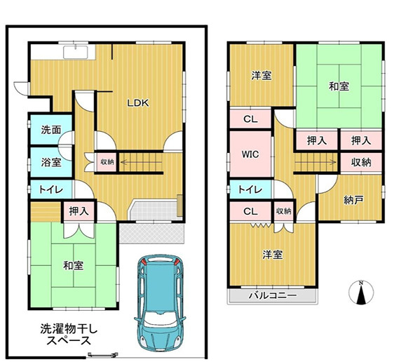 南水苑町車庫付き貸家の設備