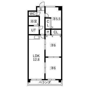 【間取り】 | リバーパーク植田東
