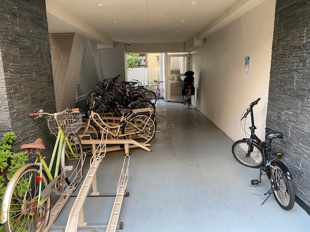 VILLEVIO MINOWAの駐輪場