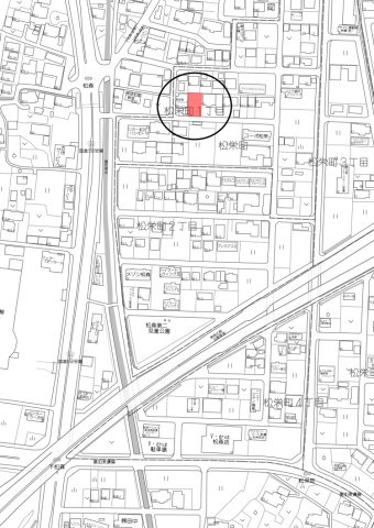土地　松栄町１丁目の地図