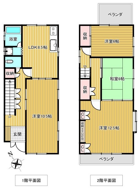 岐阜市六条江東の間取り
