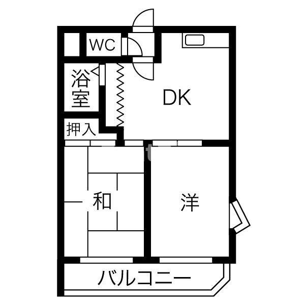 ムーンスターアサノの間取り