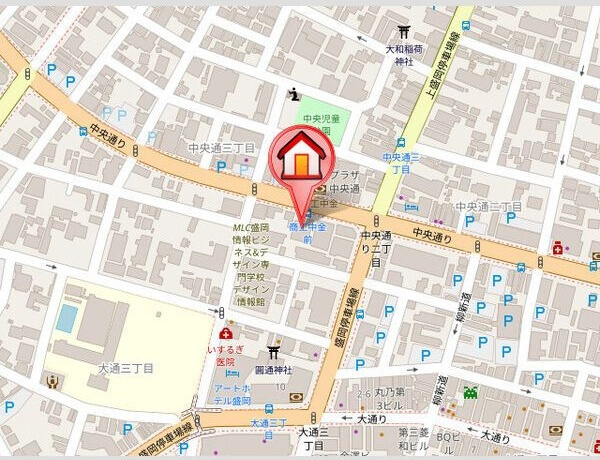 スカール桜城の地図