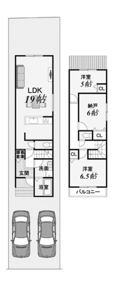 【土地図】 | 下津林佃　建築条件付き売土地