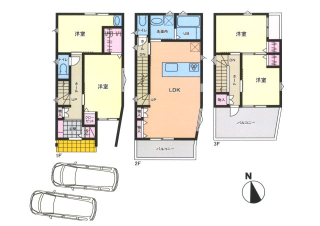 【間取り】 | 杭瀬北新町中古戸建