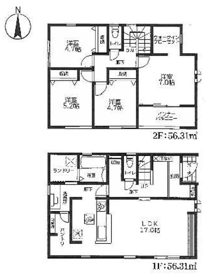 【間取り】 | 木間ヶ瀬Ⅵ　全10棟