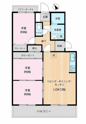 ドミール水城の間取り